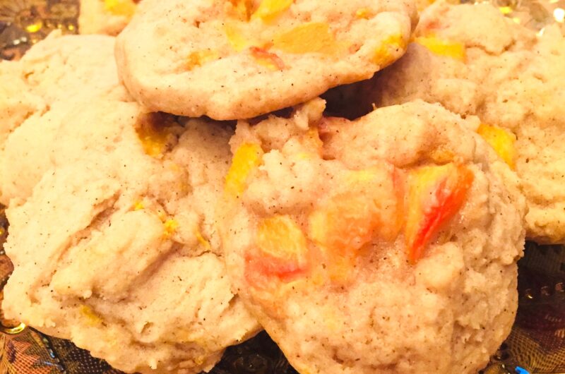 Peach Cobbler Cookies