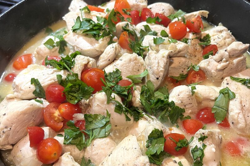 Chicken Piccata Toss with Rice